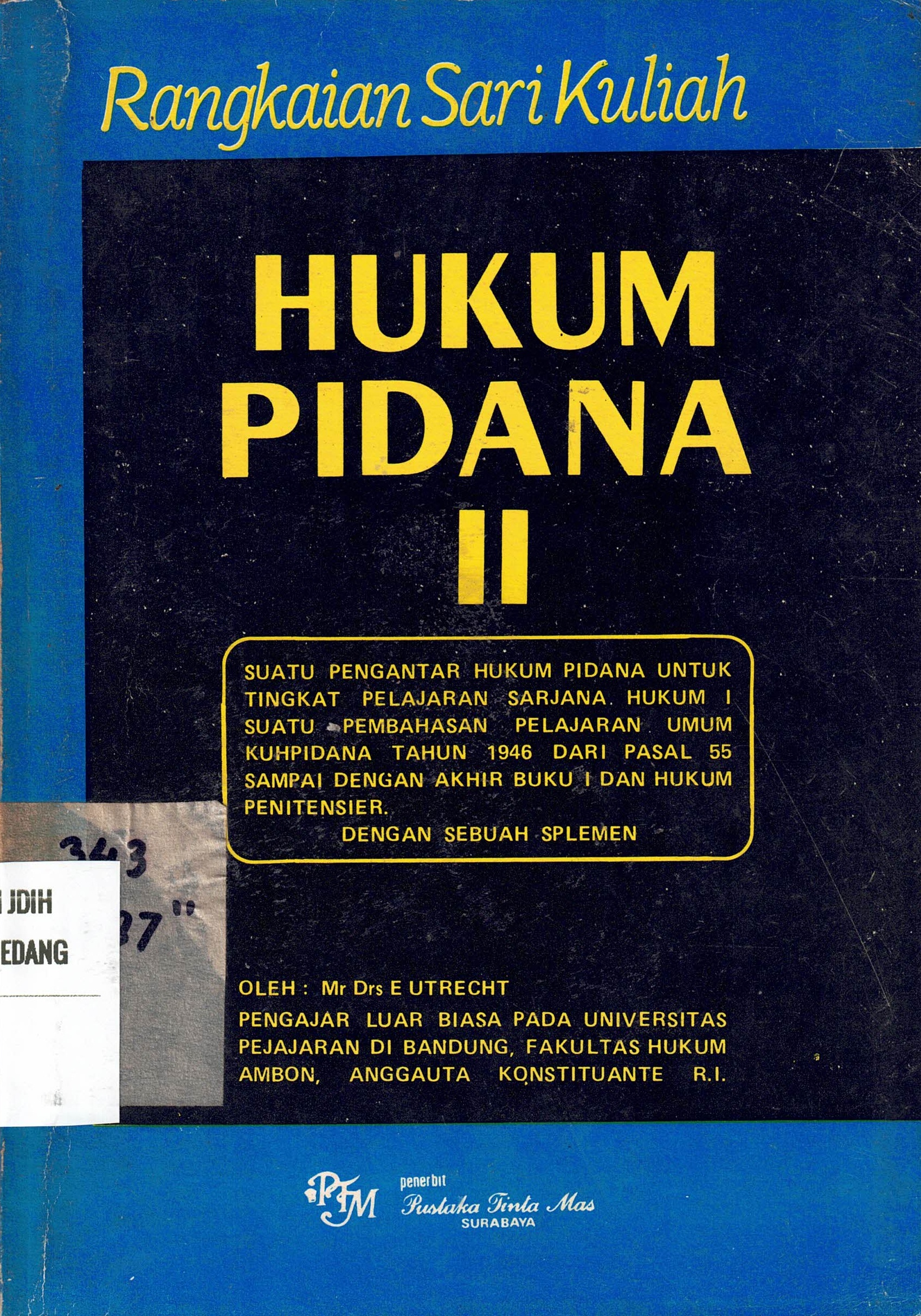 Hukum Pidana II
