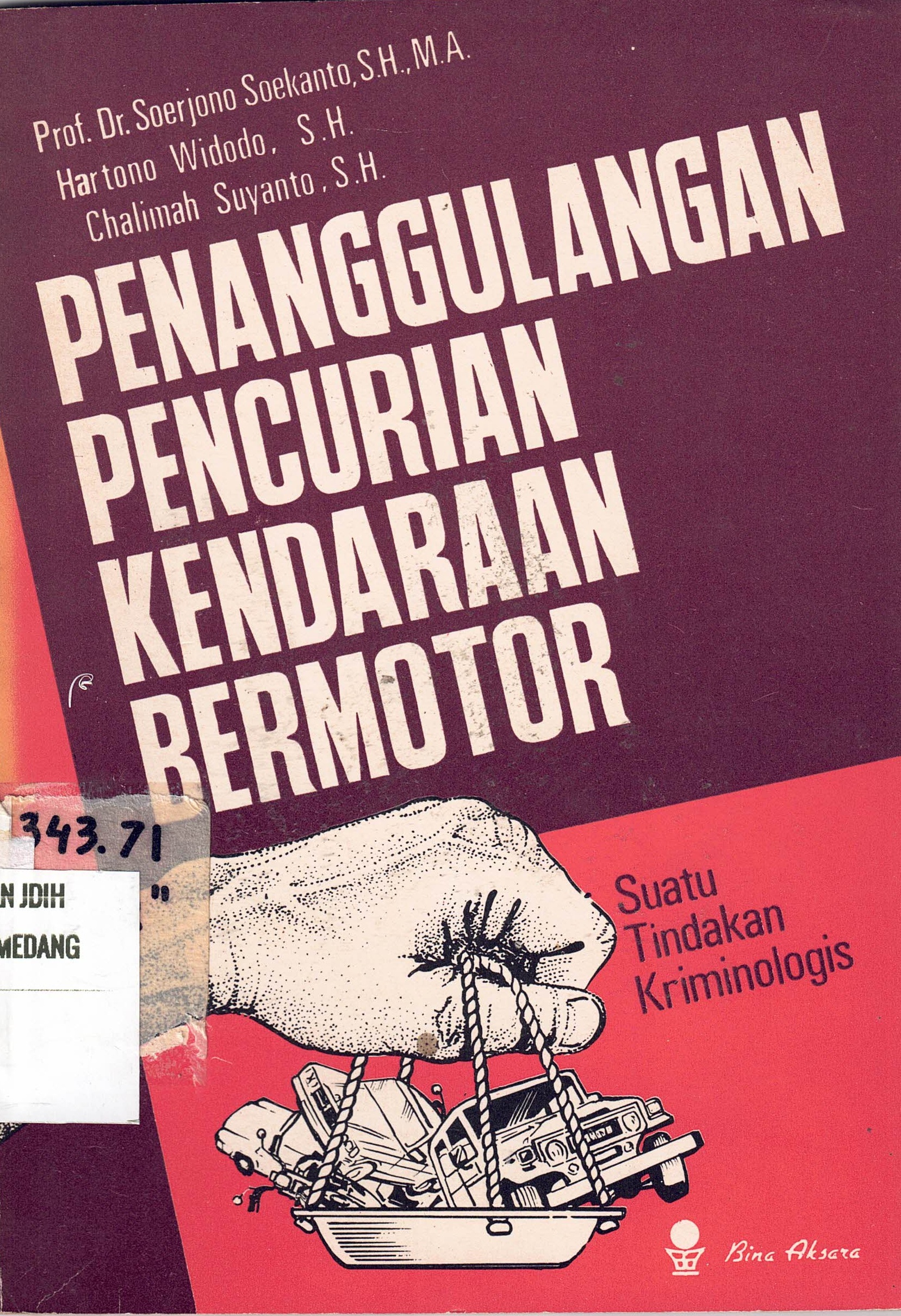 Penanggulangan Pencurian Kendaraan Bermotor