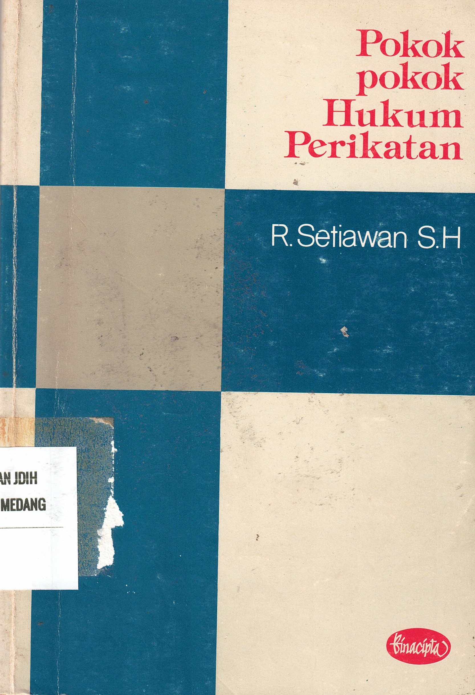 Pokok-Pokok Hukum Perikatan