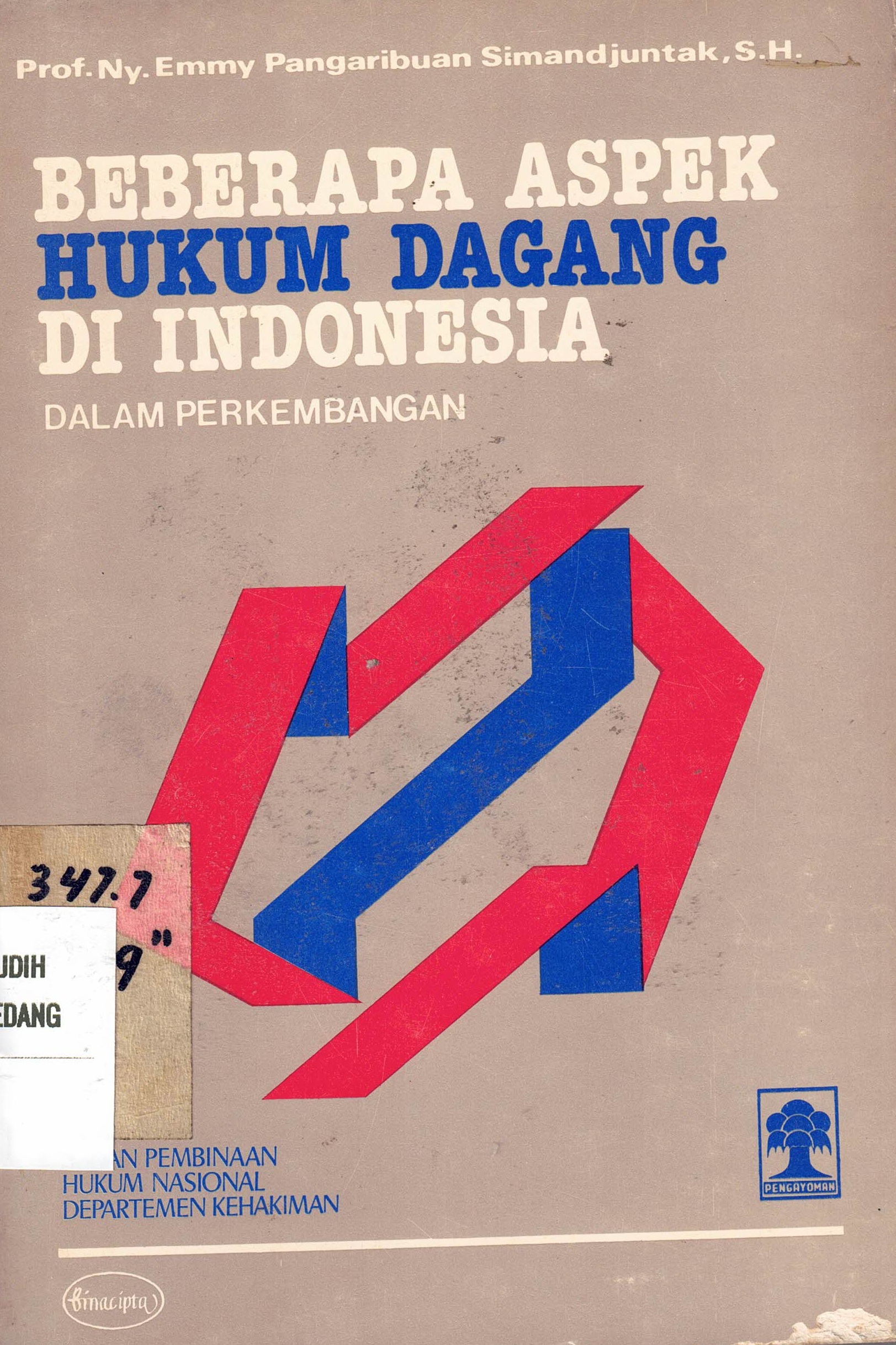 Beberapa Aspek Hukum Dagang di Indonesia dalam Perkembangan