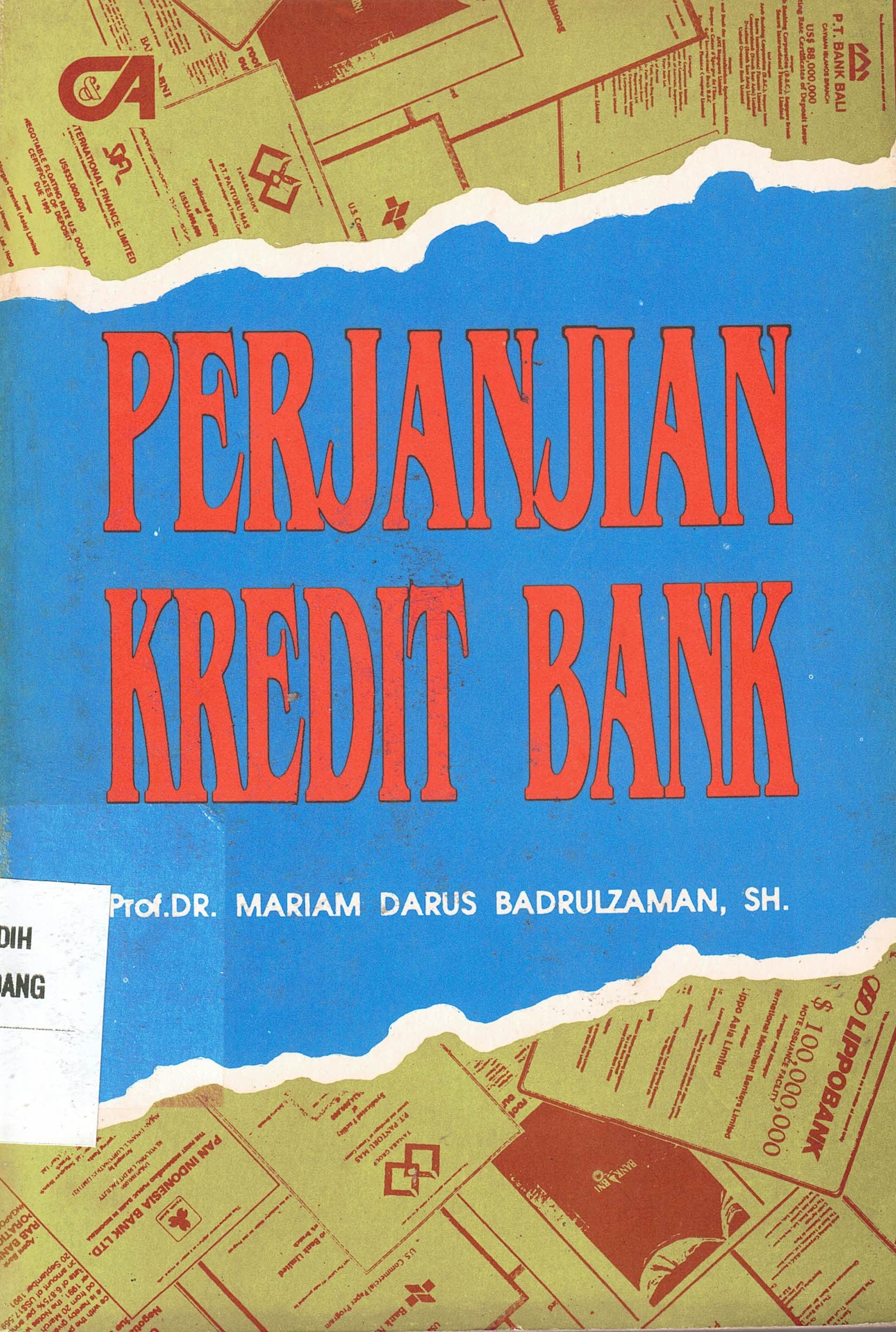 Perjanjian Kredit Bank