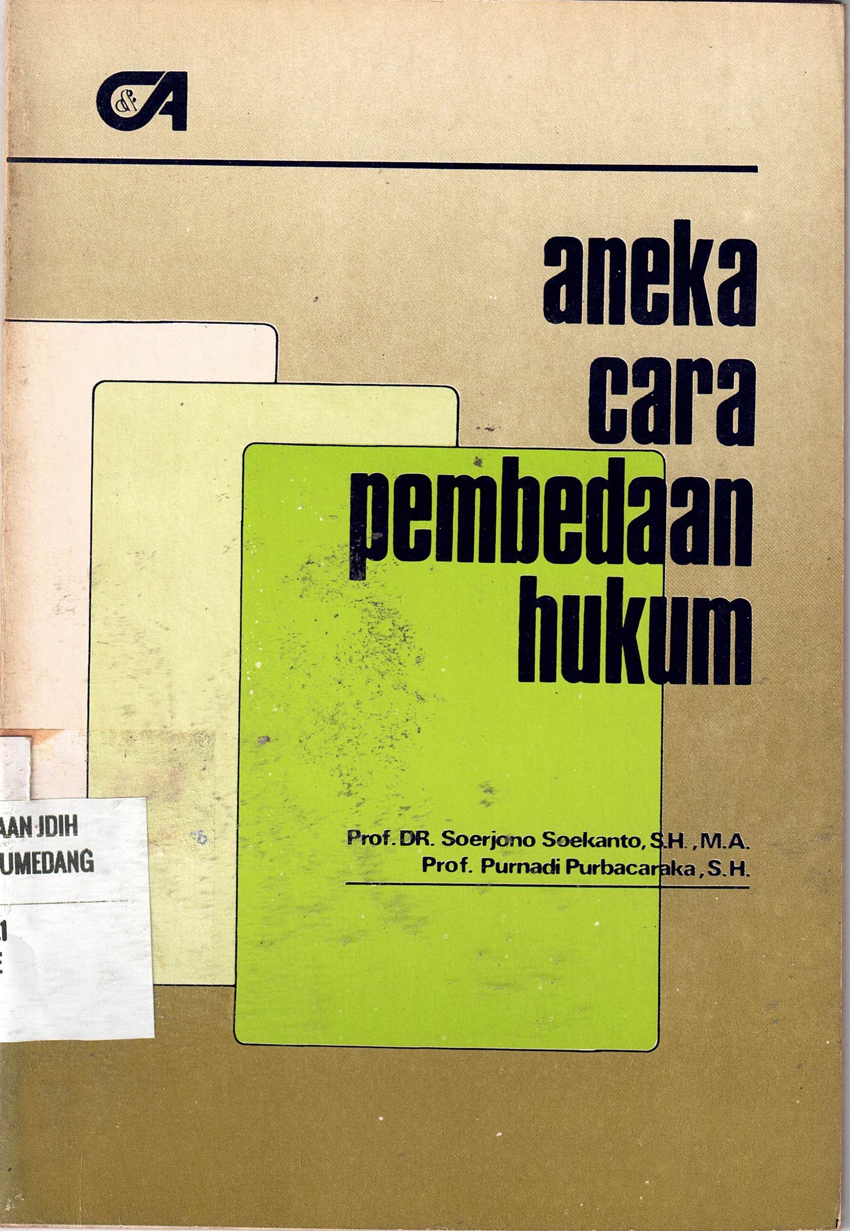 Aneka Cara Pembedaan Hukum