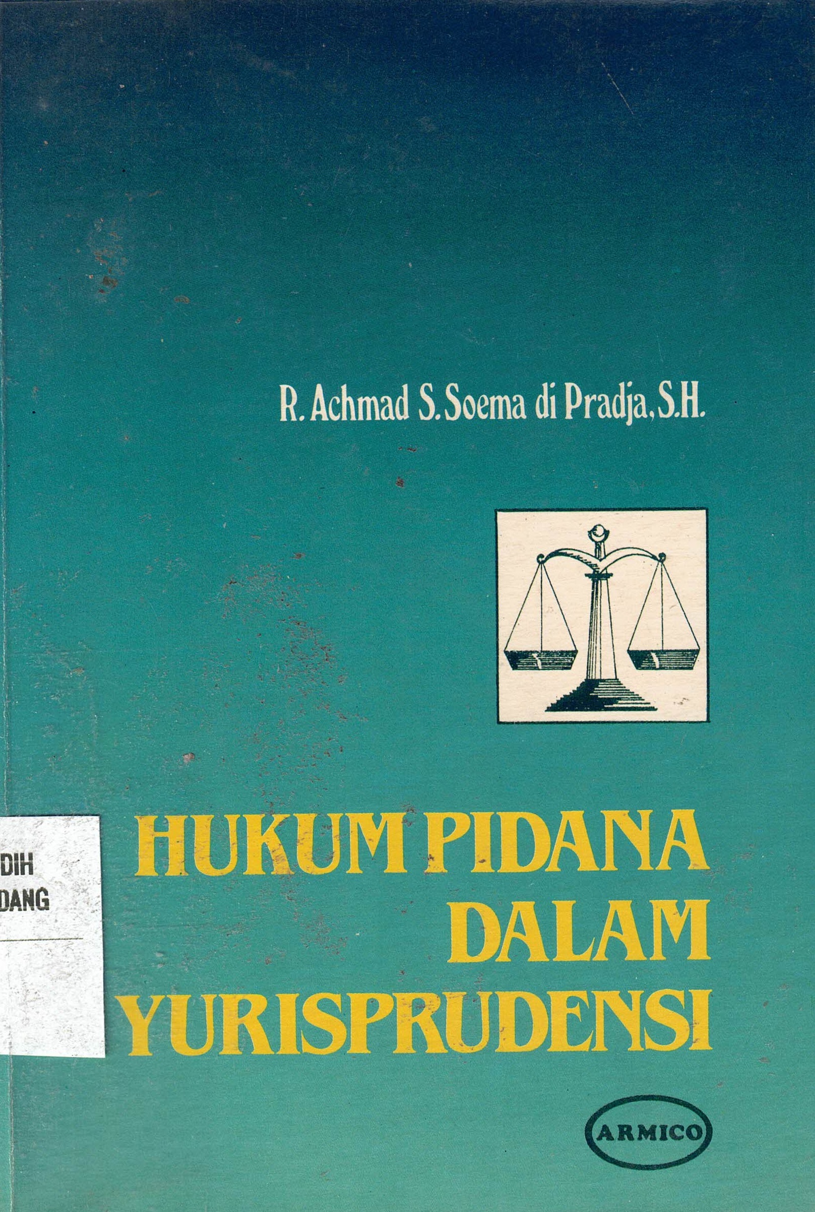Hukum Pidana Dalam Yurisprudensi