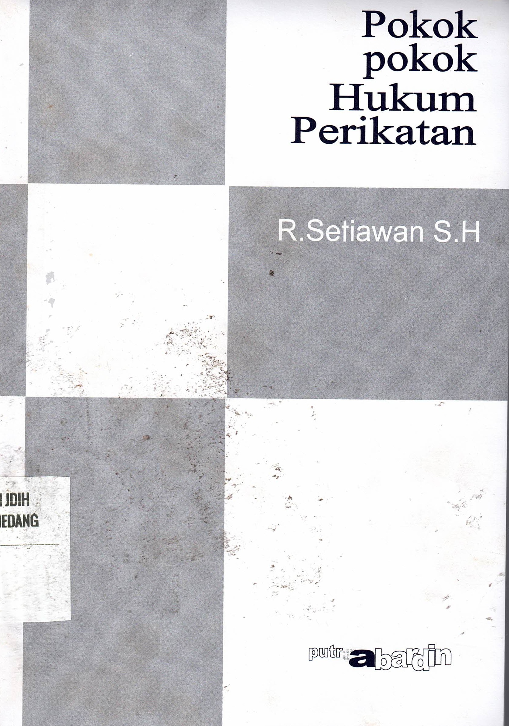 Pokok-Pokok Hukum Perikatan