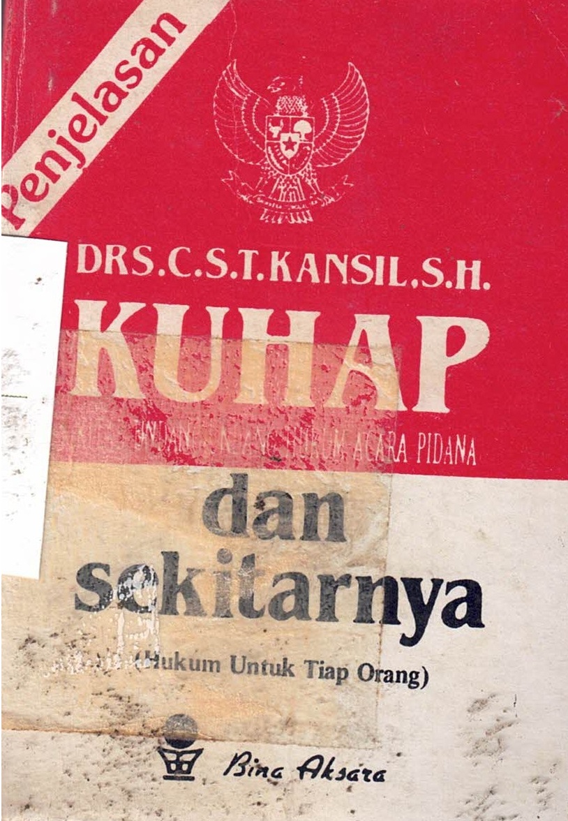 KUHAP 
Kitab Undang-Undang Hukum Acara Pidan & dan sekitarnya (Hukum Untuk Tiap Orang)