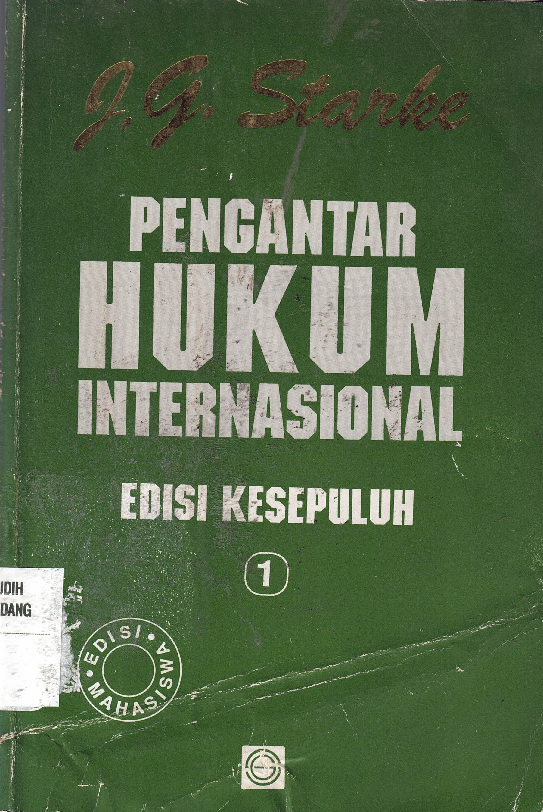 Pengantar Hukum Internasional
Edisi Kesepuluh (1)