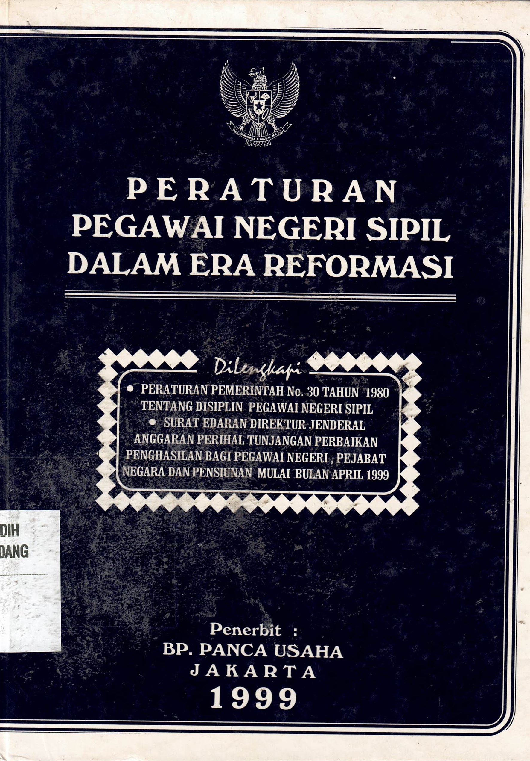 Peraturan Pegawai Negeri Sipil Dalam Era Reformasi